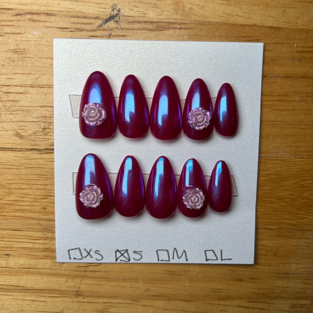 Elegant Purple Press-On Nails